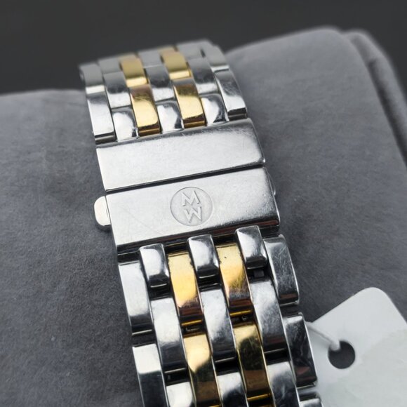 Michele Deco Diamond Dial Mother-of-Pearl White Chronograph SAME DAY SHIP! - Picture 4 of 8